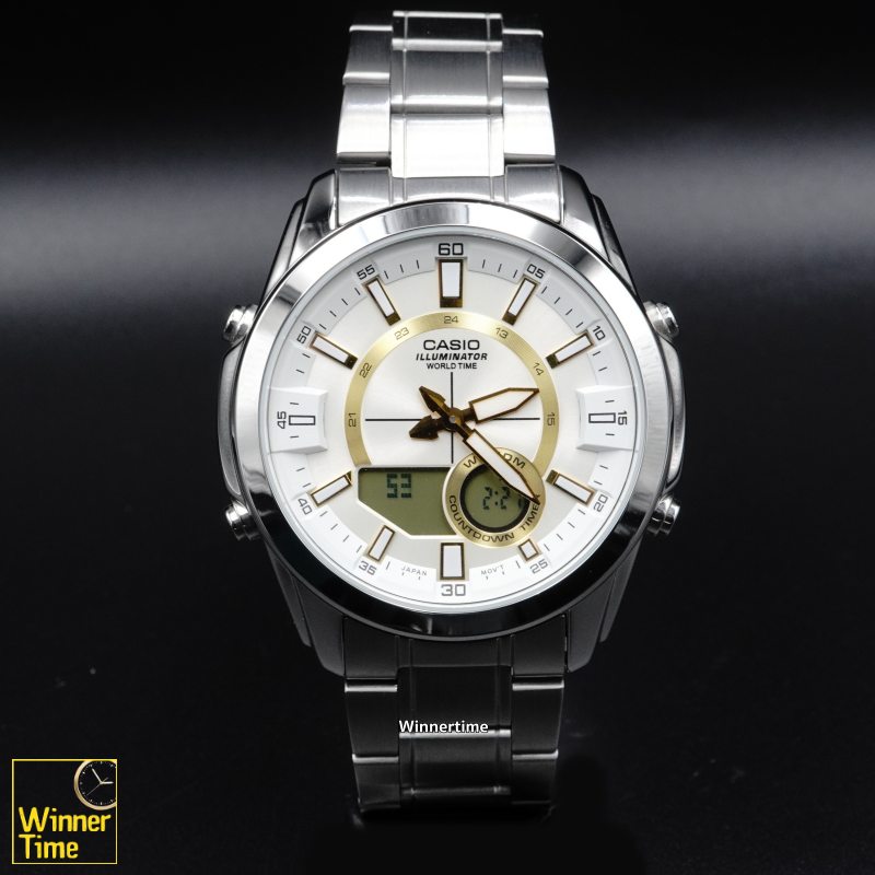 นาฬิกาCASIO ANALOG-DIGITAL รุ่น AMW-810D-9AV