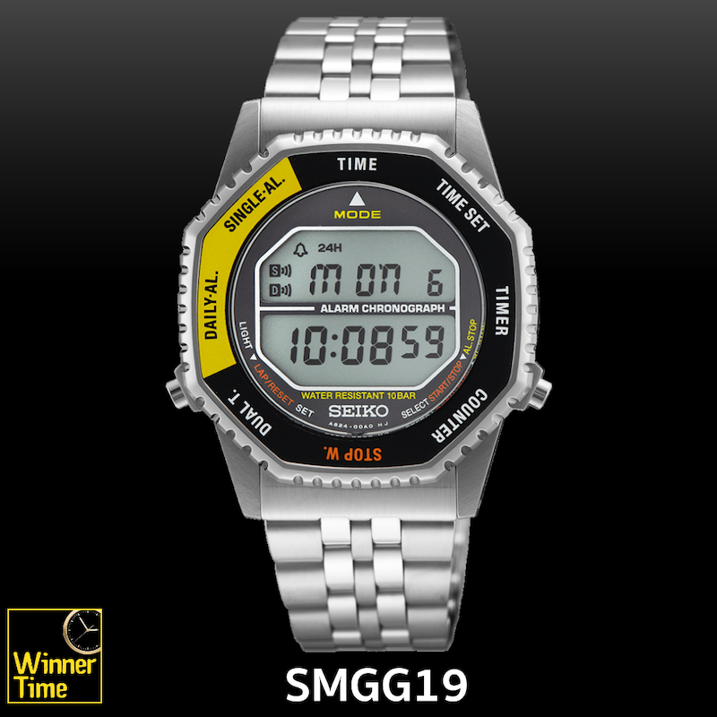 นาฬิกาข้อมือ SEIKO ระบบดิจิตอล The Seiko Rotocall, a fan favorite from the 1980s, is reborn รุ่น SMGG19