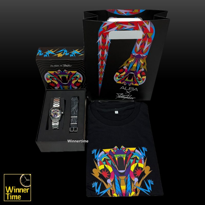Alba x Tikkywow Limited Edition “The King Kobura”  รุ่น AL4708X1 ผลิตเพียง 800 เรือน จัดจำหน่ายเฉพาะประเทศไทย