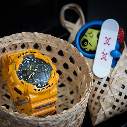 นาฬิกาG-shock สยามมานุดสตรีท Tikky Wow GA-100A-9 Siam LimitedEditionThailand