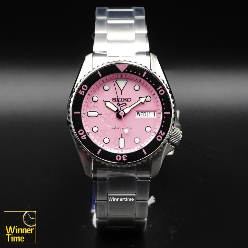นาฬิกาข้อมือ SEIKO 5 Sports SKX series Pink Panther Limited Edition รุ่น SRPM07