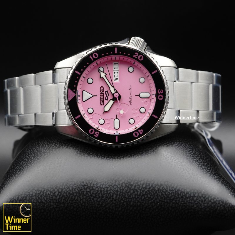 นาฬิกาข้อมือ SEIKO 5 Sports SKX series Pink Panther Limited Edition รุ่น SRPM07