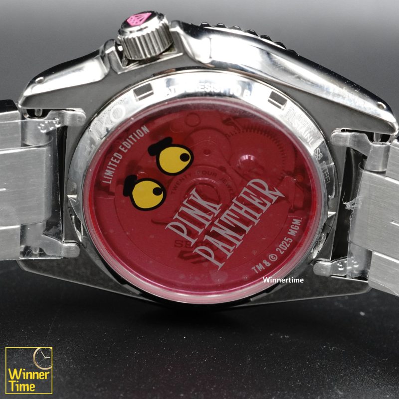 นาฬิกาข้อมือ SEIKO 5 Sports SKX series Pink Panther Limited Edition รุ่น SRPM07