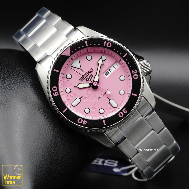 นาฬิกาข้อมือ SEIKO 5 Sports SKX series Pink Panther Limited Edition รุ่น SRPM07