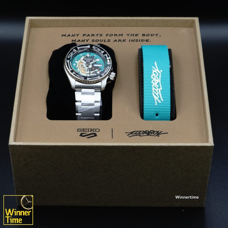 นาฬิกาข้อมือ Seiko 5 Sport x Poorboy Limited Edition รุ่น SRPM17K1,SRPM17K,SRPM17