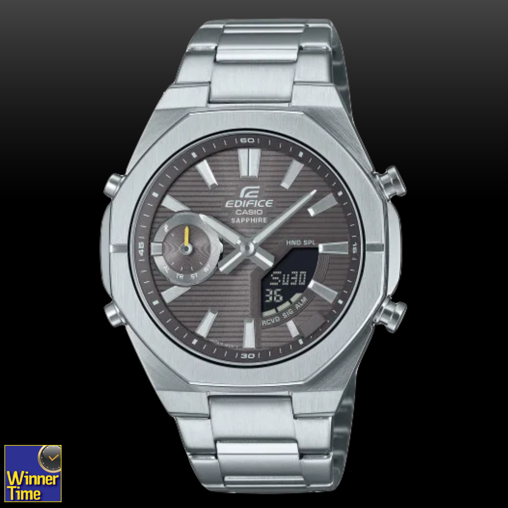 นาฬิกาCASIO EDIFICE นาฬิกาข้อมือผู้ชาย ระบบอนาล็อก ดิจิตอล รุ่น ECB-S10D-8A
