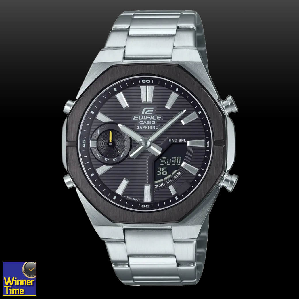 นาฬิกาCASIO EDIFICE ระบบอนาล็อก ดิจิตอล รุ่น ECB-S10DB-1AD