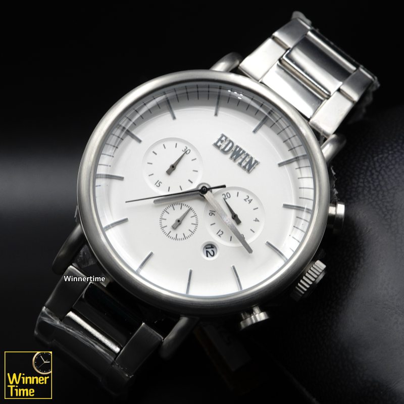 นาฬิกาข้อมือผู้ชาย EDWIN Element Quartz Chronograph รุ่น EW1G013M0054