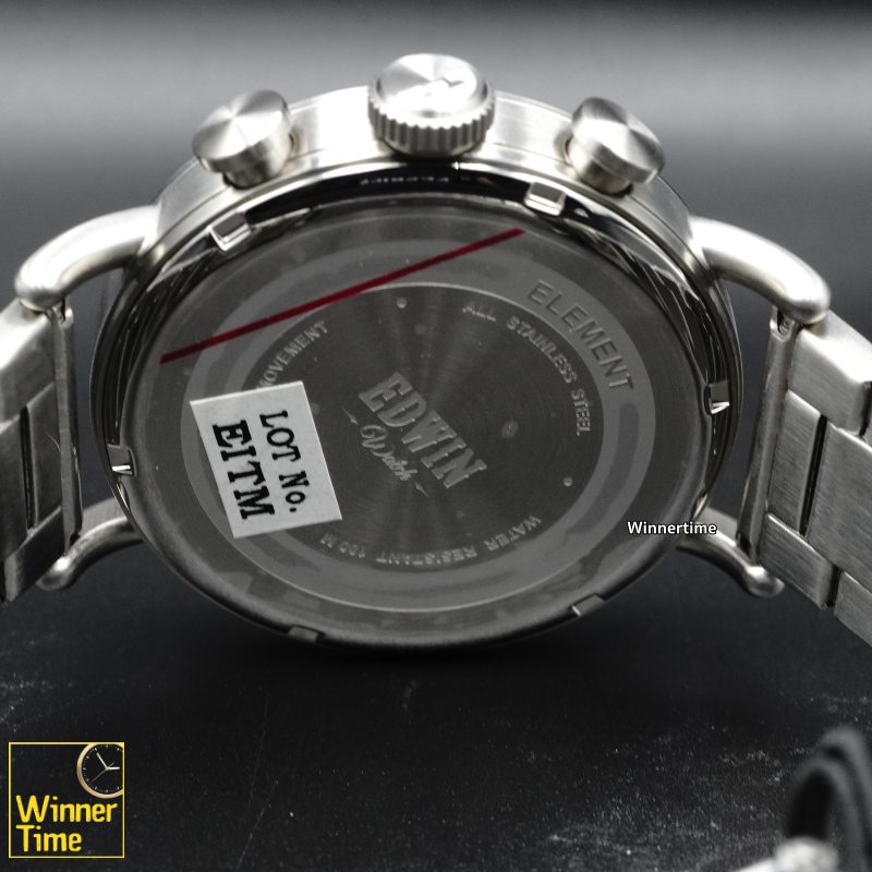 นาฬิกาข้อมือผู้ชาย EDWIN Element Quartz Chronograph รุ่น EW1G013M0054