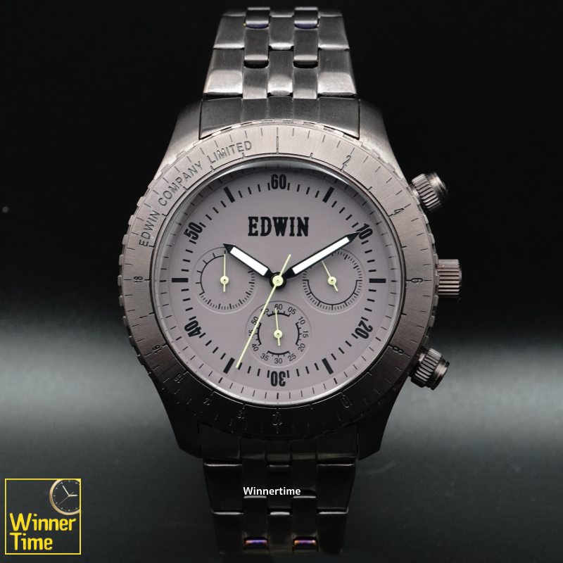 นาฬิกา EDWIN Quartz Chronograph รุ่น EW0003