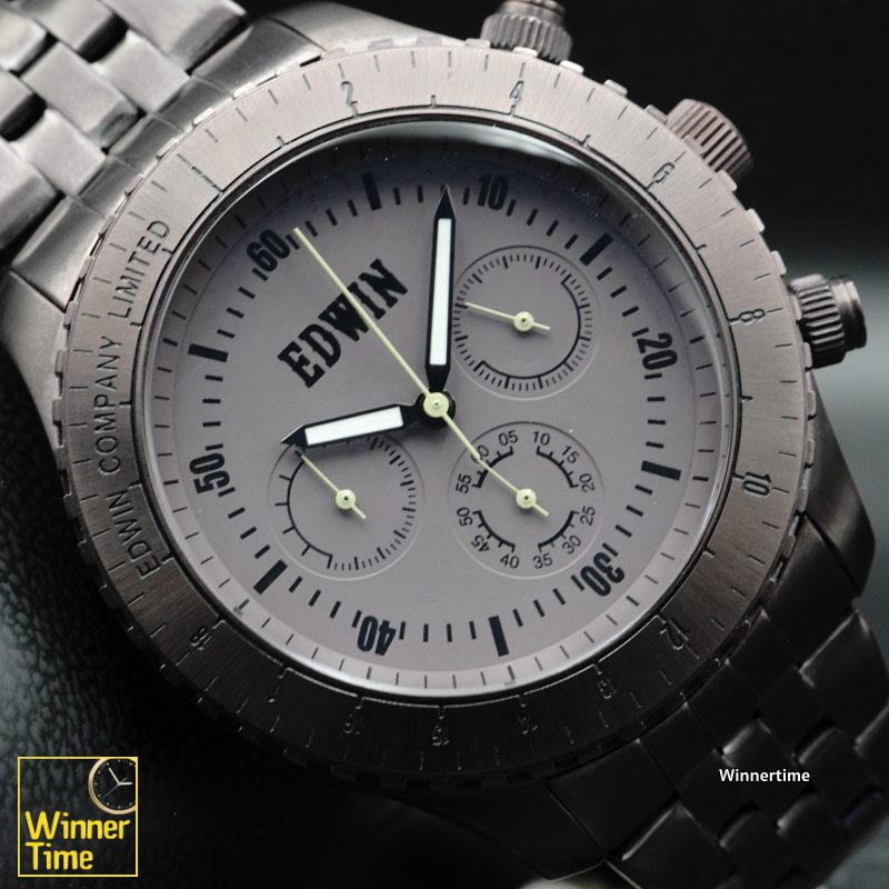 นาฬิกา EDWIN Quartz Chronograph รุ่น EW0003