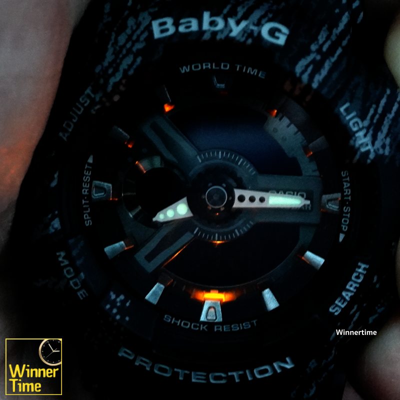 นาฬิกาCASIO BABY-G ANALOG-DIGITAL รุ่น BA-110TX-1A