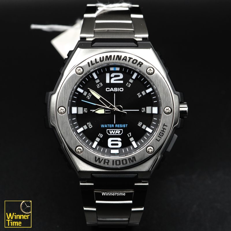 นาฬิกาข้อมือ CASIO Unisex รุ่น MWA-100HD-1AVDF สีดำ