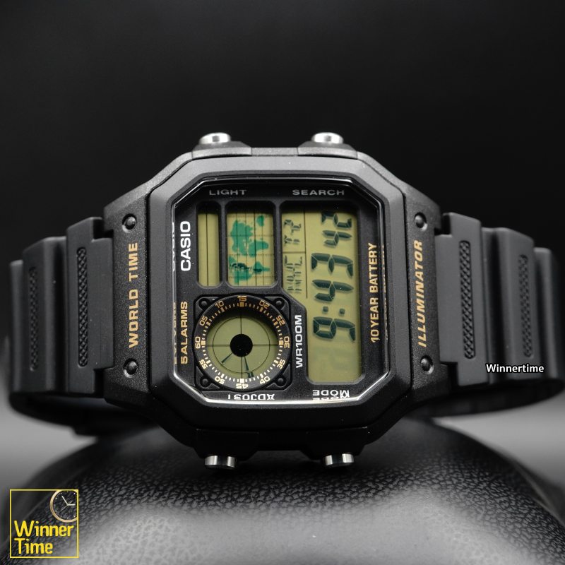 นาฬิกา Casio ดิจิตอล รุ่น AE-1200WH-1BV