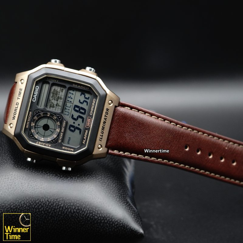 นาฬิกา CASIO รุ่น AE-1200WHL-5AVDF สีน้ำตาล
