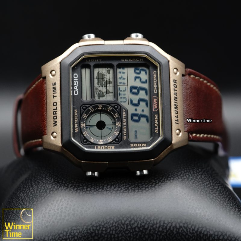 นาฬิกา CASIO รุ่น AE-1200WHL-5AVDF สีน้ำตาล