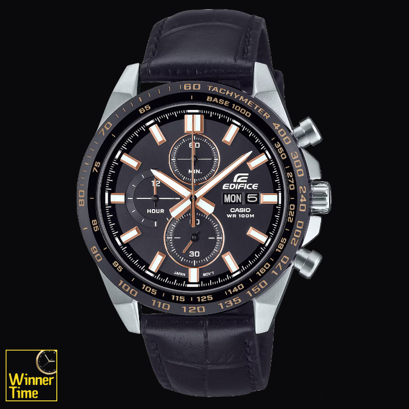 นาฬิกาข้อมือผู้ชายCASIO EDIFICE โครโนกราฟมาตรฐาน รุ่น EFR-574BL-1AVUDF
