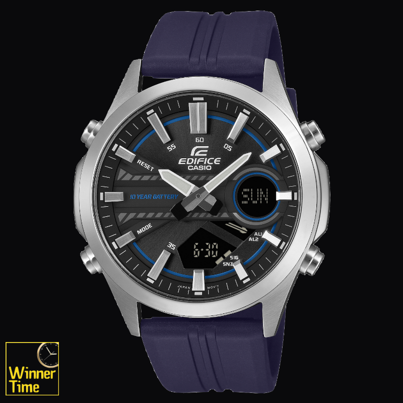 นาฬิกาข้อมือผู้ชายCASIO EDIFICE อะนาล็อก-ดิจิตอล รุ่น EFV-C120P-1A2