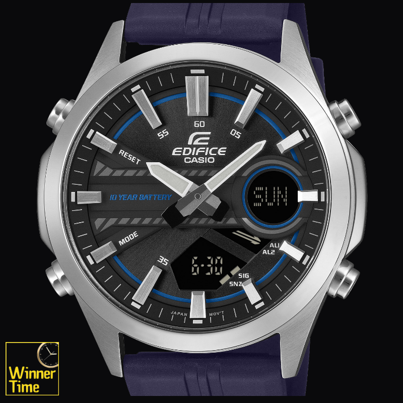 นาฬิกาข้อมือผู้ชายCASIO EDIFICE อะนาล็อก-ดิจิตอล รุ่น EFV-C120P-1A2