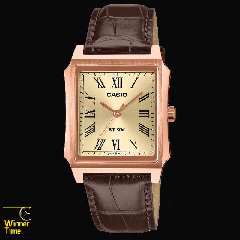 นาฬิกาCASIO มาตรฐาน รุ่น MTP-B190RGL-9BV