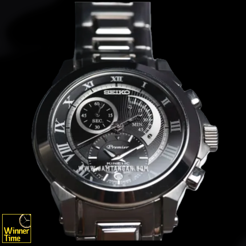 นาฬิกาผู้ชายSeiko Premier Kinetic chronograph รุ่น SNL041P1,SNL041P ,SNL041