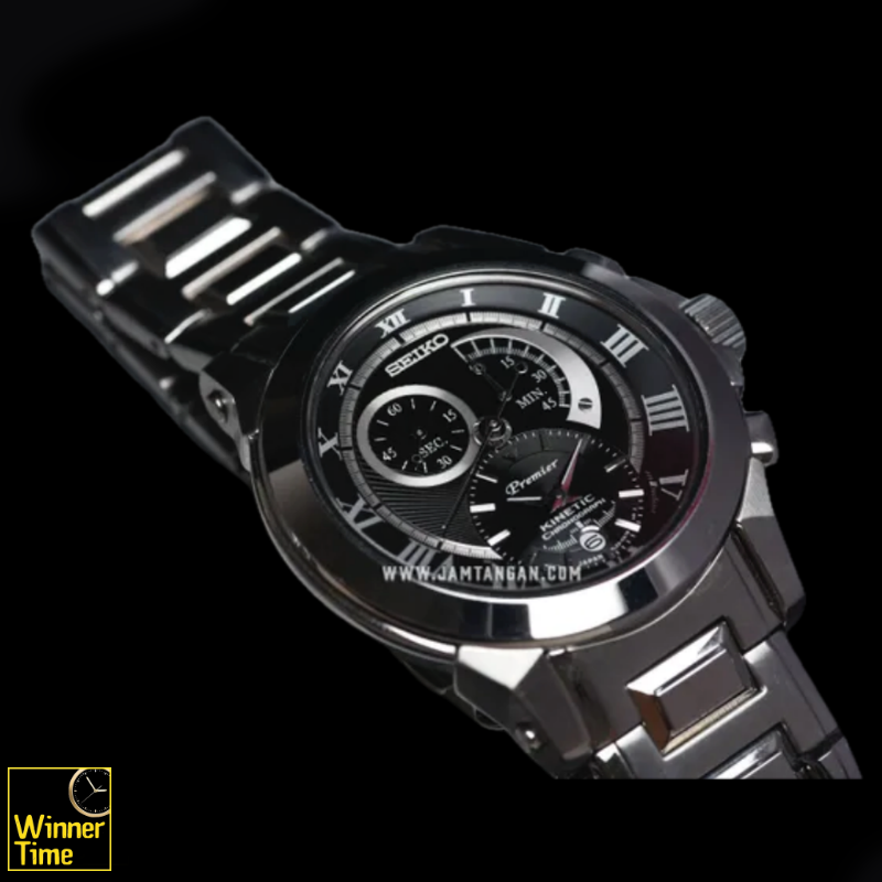 นาฬิกาผู้ชายSeiko Premier Kinetic chronograph รุ่น SNL041P1,SNL041P ,SNL041