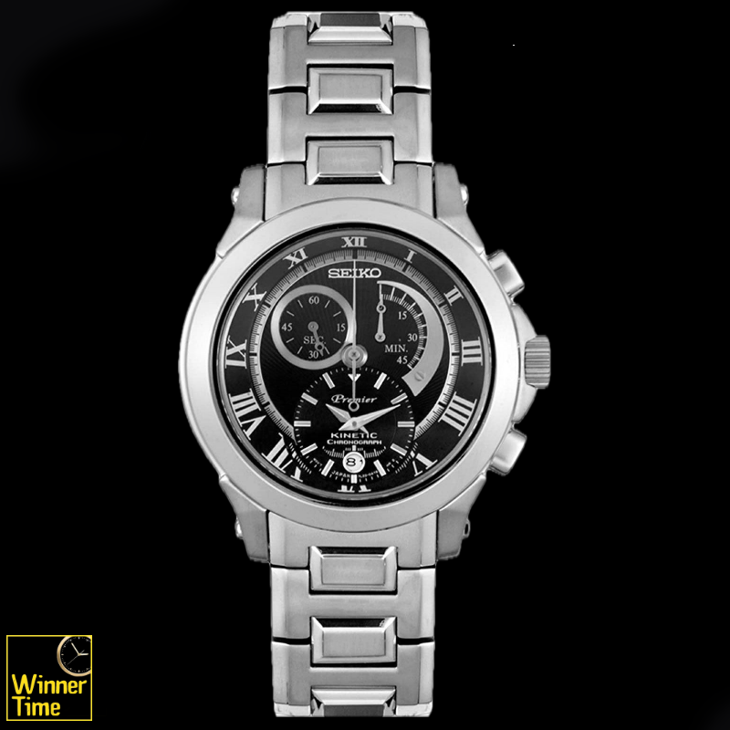 นาฬิกาผู้ชายSeiko Premier Kinetic chronograph รุ่น SNL041P1,SNL041P ,SNL041