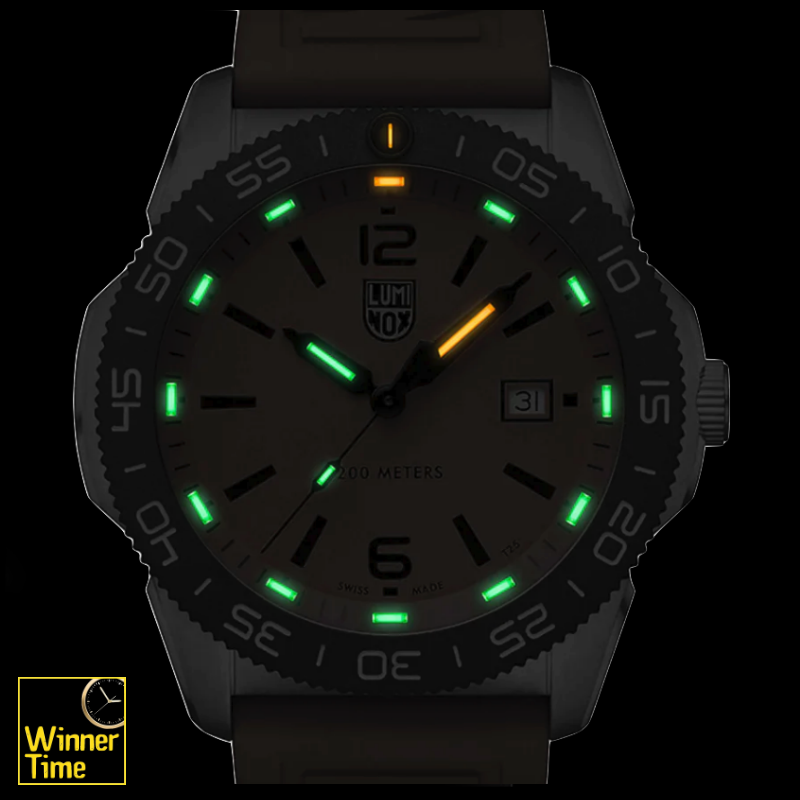 นาฬิกาข้อมือ LUMINOX PACIFIC DIVER Black Steel 3120 SERIES รุ่น XS.3129