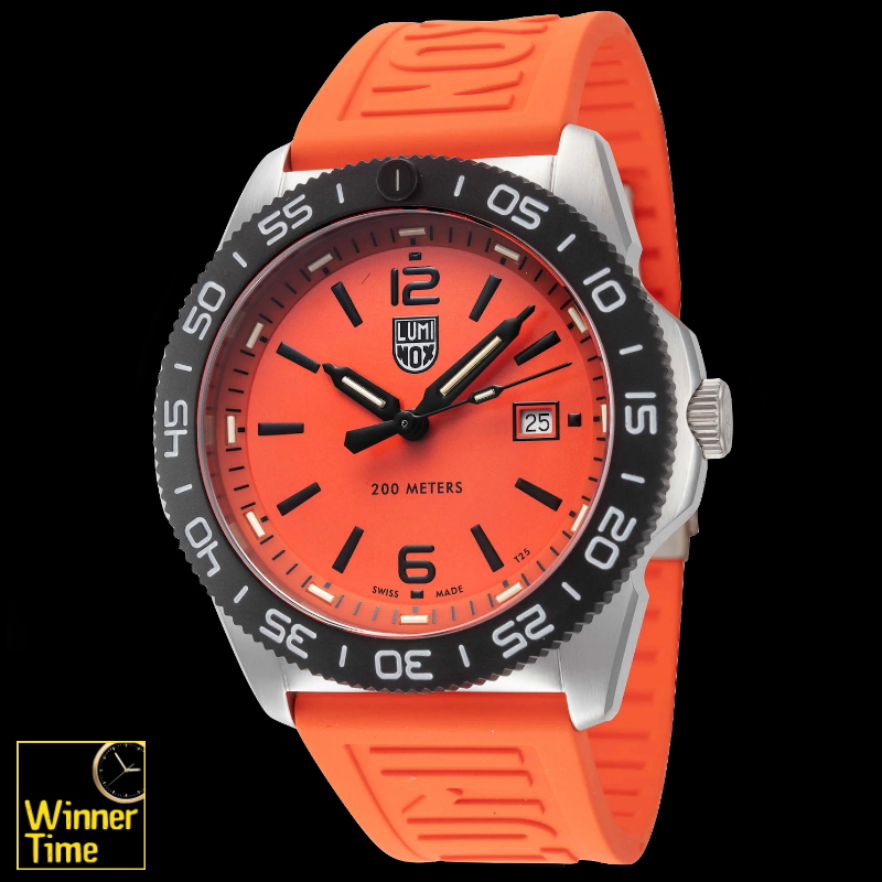 นาฬิกาข้อมือ LUMINOX PACIFIC DIVER Black Steel 3120 SERIES รุ่น XS.3129