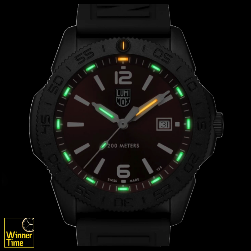 นาฬิกาข้อมือ LUMINOX PACIFIC DIVER Black Steel 3120 SERIES รุ่น XS.3135.B