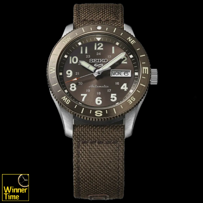 นาฬิกาข้อมือ Seiko 5 Sports Field Series Compass bezel รุ่น HDB009K1,HDB009K,HDB009