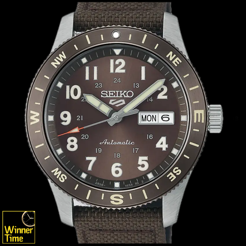 นาฬิกาข้อมือ Seiko 5 Sports Field Series Compass bezel รุ่น HDB009K1,HDB009K,HDB009