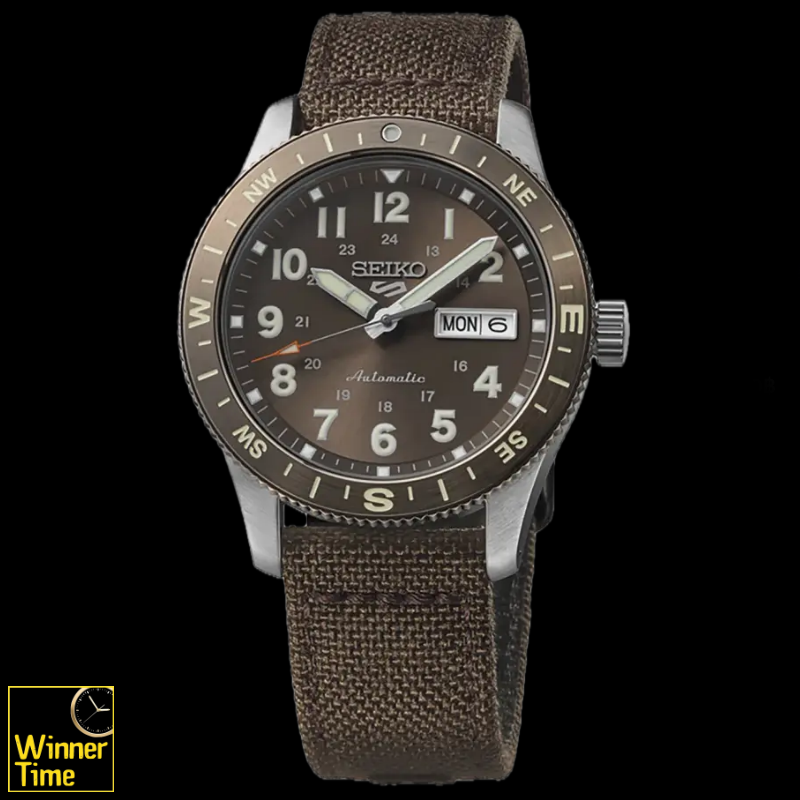 นาฬิกาข้อมือ Seiko 5 Sports Field Series Compass bezel รุ่น HDB009K1,HDB009K,HDB009