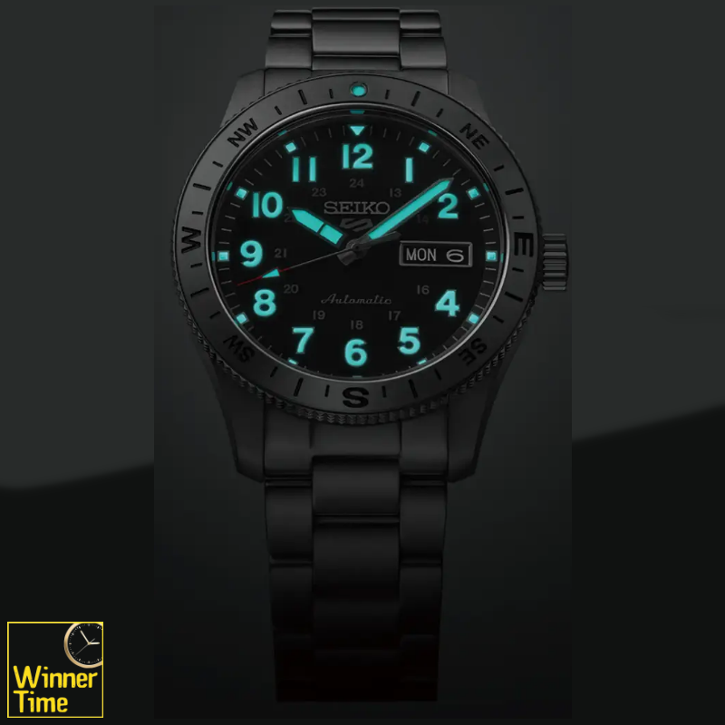 นาฬิกาข้อมือ Seiko 5 Sports Field Series Compass bezel รุ่น HDB006K1,HDB006K,HDB006