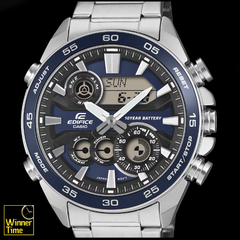 นาฬิกาข้อมือผู้ชาย CASIO EDIFICE อะนาล็อก-ดิจิตอล รุ่น ERA-130D-2A
