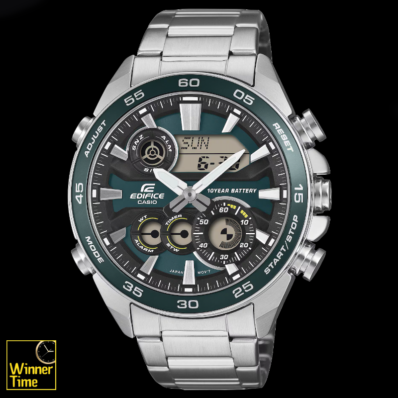 นาฬิกาข้อมือผู้ชาย CASIO EDIFICE อะนาล็อก-ดิจิตอล รุ่น ERA-130D-3A