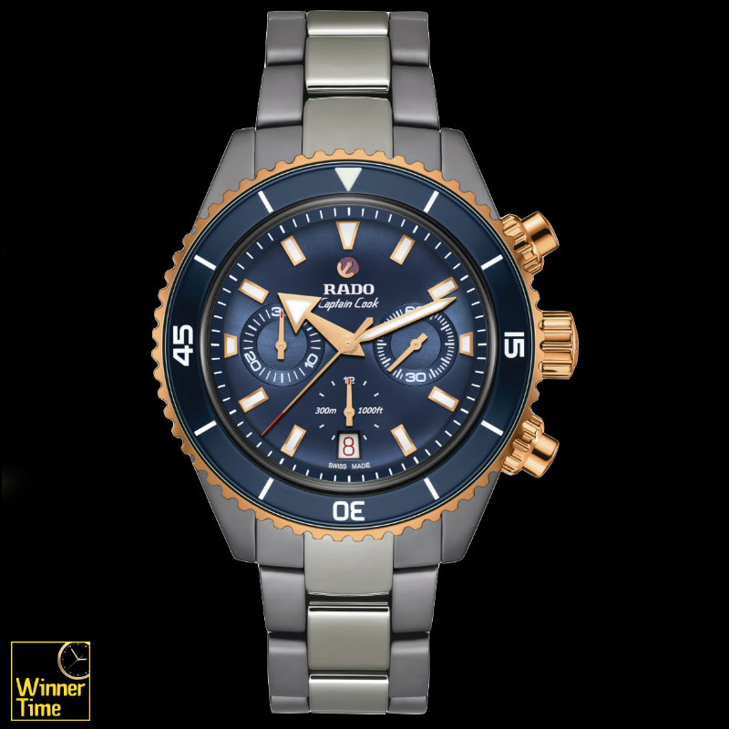 นาฬิกา RADO Captain Cook High-Tech Ceramic Chronograph รุ่น R32195202