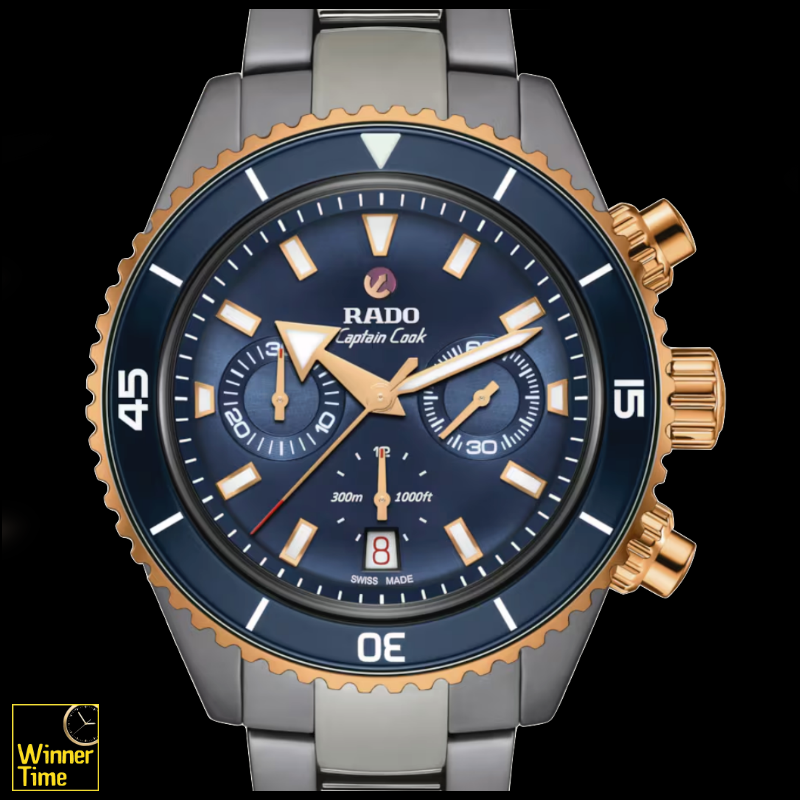 นาฬิกา RADO Captain Cook High-Tech Ceramic Chronograph รุ่น R32195202