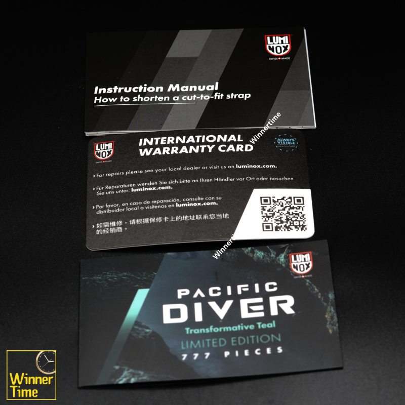 นาฬิกาข้อมือLUMINOX Pacific Diver Transformative Teal Limited Edition Color of the Year รุ่น XS.3124.N.SET