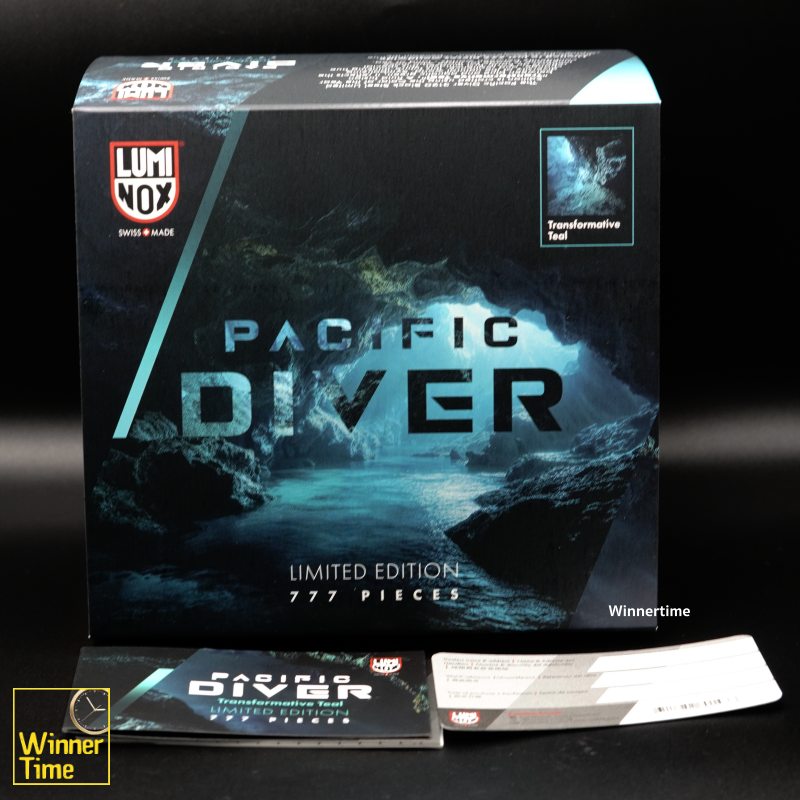 นาฬิกาข้อมือLUMINOX Pacific Diver Transformative Teal Limited Edition Color of the Year รุ่น XS.3124.N.SET