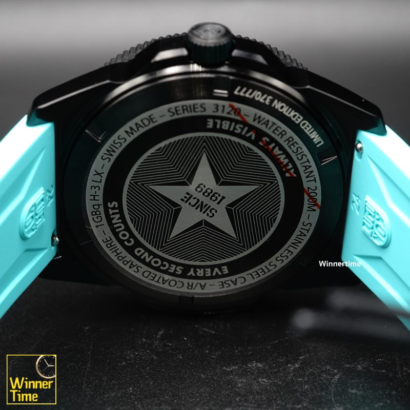 นาฬิกาข้อมือLUMINOX Pacific Diver Transformative Teal Limited Edition Color of the Year รุ่น XS.3124.N.SET