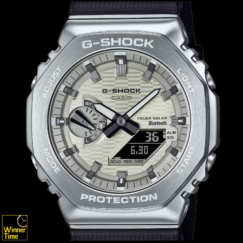 นาฬิกาข้อมือ Casio G-SHOCKG-STEEL ซีรีส์ 2100 รุ่น GBM-2100A-8B