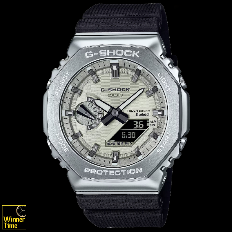 นาฬิกาข้อมือ Casio G-SHOCKG-STEEL ซีรีส์ 2100 รุ่น GBM-2100A-8B