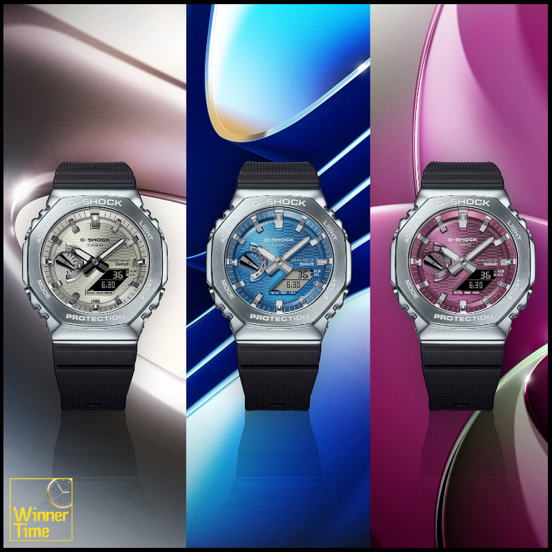 นาฬิกาข้อมือ Casio G-SHOCKG-STEEL ซีรีส์ 2100 รุ่น GBM-2100A-4B