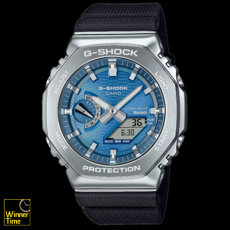 นาฬิกาข้อมือ Casio G-SHOCKG-STEEL ซีรีส์ 2100 รุ่น GBM-2100A-2B