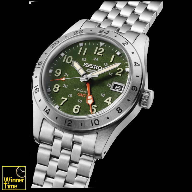 นาฬิกาข้อมือผู้ชาย Seiko 5 Sports Field GMT รุ่น HDB001K1,HDB001K,HDB001