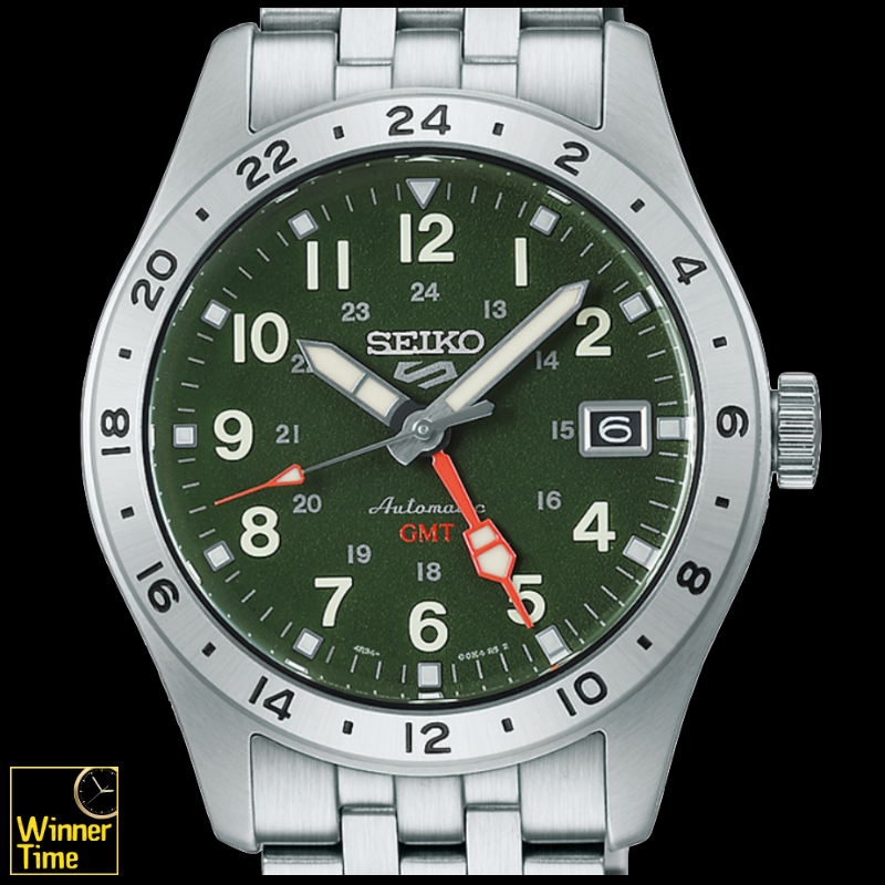 นาฬิกาข้อมือผู้ชาย Seiko 5 Sports Field GMT รุ่น HDB001K1,HDB001K,HDB001