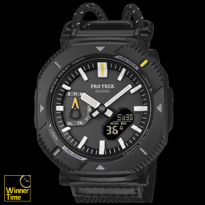 นาฬิกาข้อมือผู้ชาย Casio PRO TREK PRJ-B001 Series รุ่น PRJ-B001B-1DR