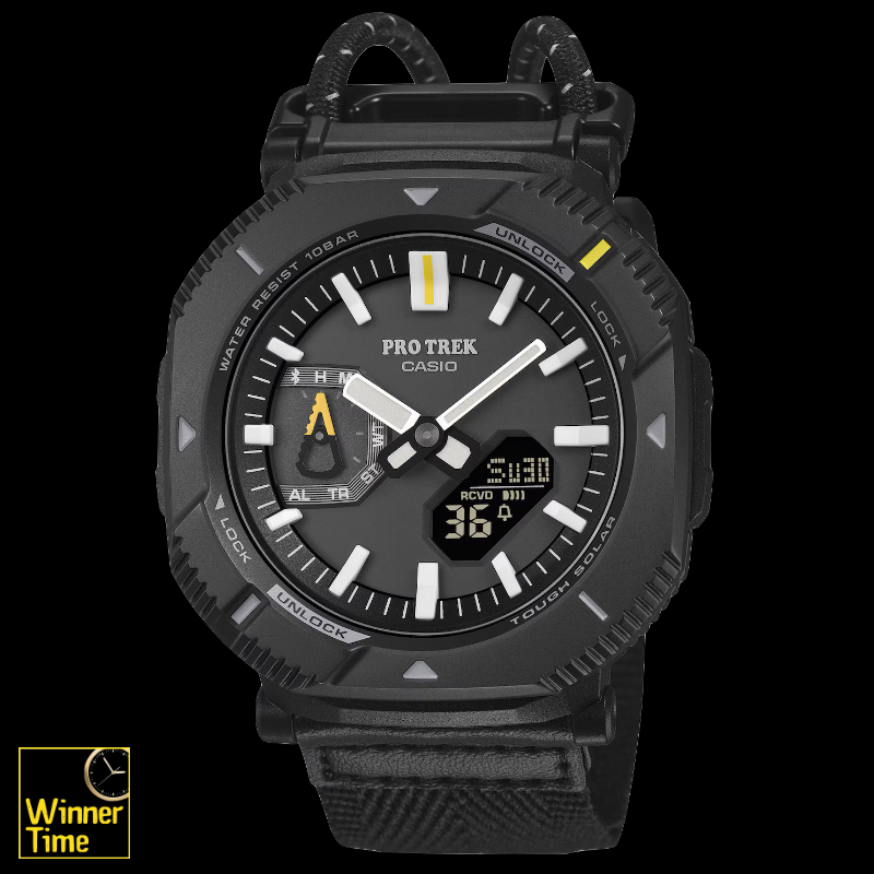 นาฬิกาข้อมือผู้ชาย Casio PRO TREK PRJ-B001 Series รุ่น PRJ-B001B-1DR