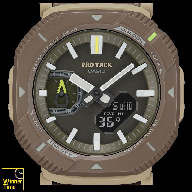 นาฬิกาข้อมือผู้ชาย Casio PRO TREK PRJ-B001 Series รุ่น PRJ-B001B-5DR